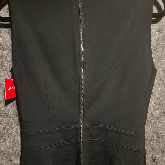 Spanx Black V-Neck Jumpsuit with Straight-Leg Pants - Picture 6 of 9